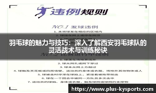 羽毛球的魅力与技巧：深入了解西安羽毛球队的灵活战术与训练秘诀